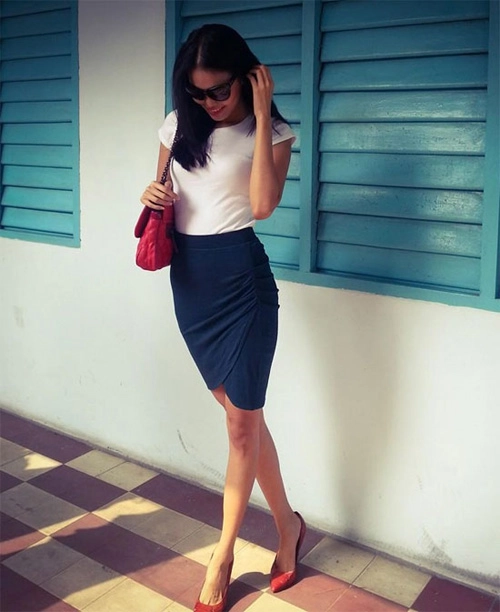 Người đẹp rực rỡ đón nắng đông
