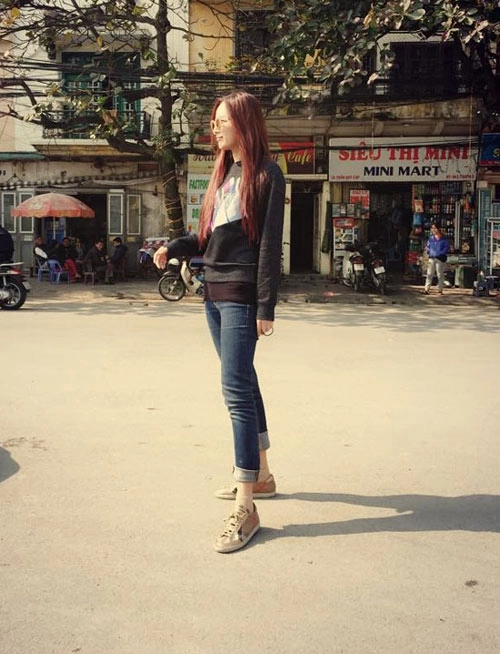 Người đẹp rực rỡ đón nắng đông