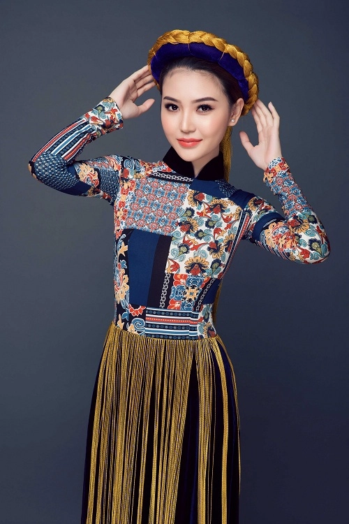 Quốc phục của chân dài dự thi miss global beauty queen 2015