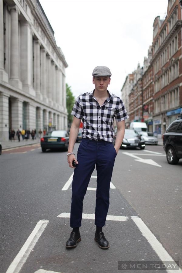 Street style quý ông bên lề tuần lễ thời trang london 