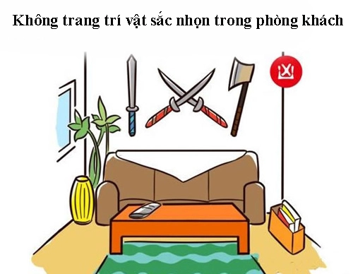 7 lỗi phong thủy phòng khách khiến bạn nghèo đi