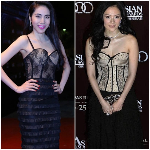 Thủy tiên mặc váy bắt chước thông minh