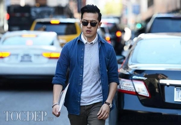 Tóc nam đẹp trên đường phố new york