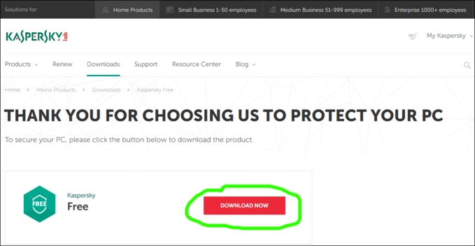 Kaspersky lab cho ra mắt phần mềm anti-virus free