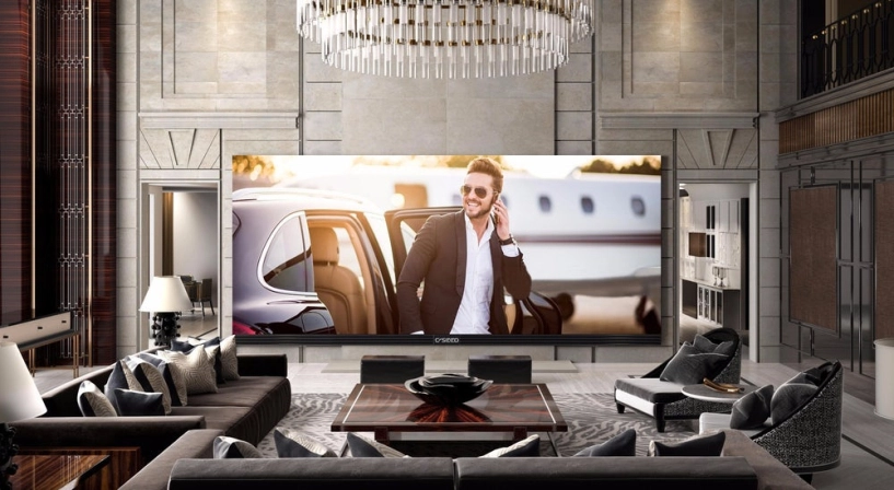 Tv 4k màn hình khủng nhất thế giới với 262 inch