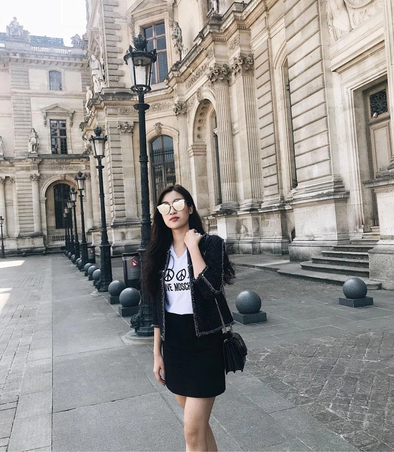 Hoa hậu đỗ mỹ linh tài tình diện từ cannes qua tới paris