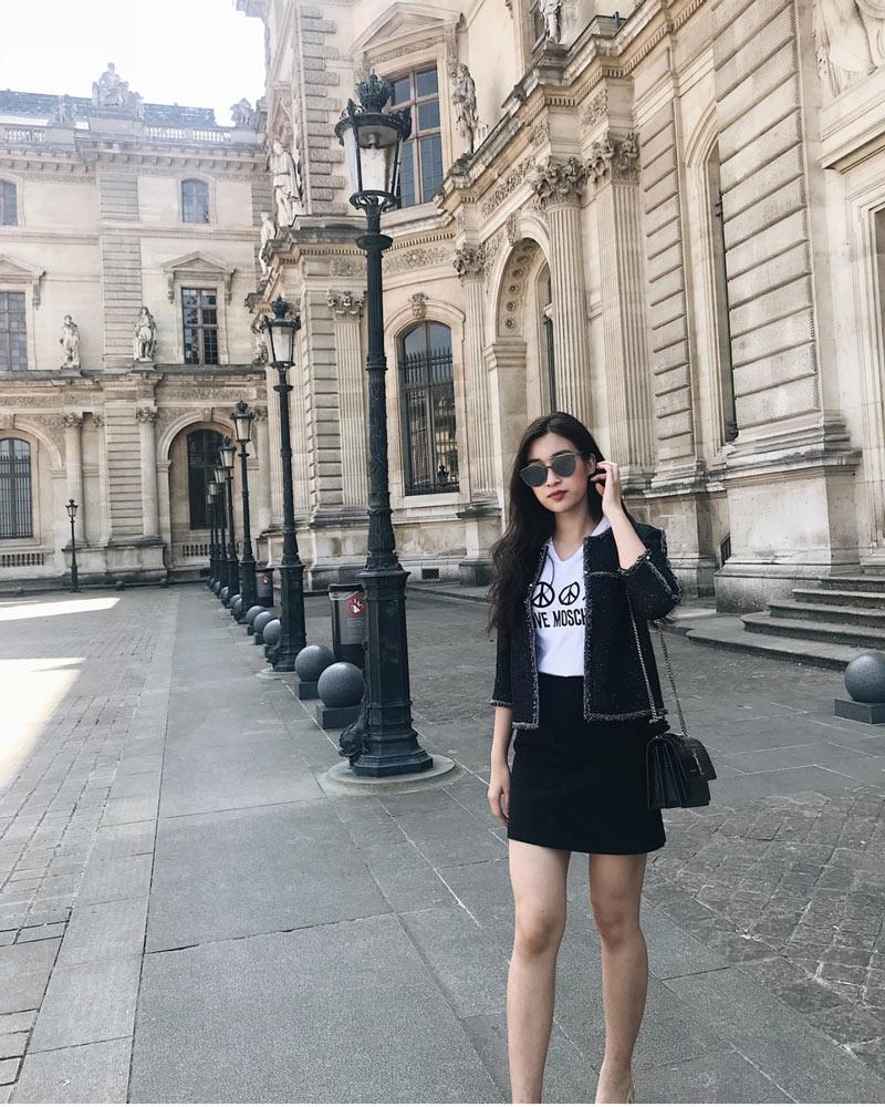 Hoa hậu đỗ mỹ linh tài tình diện từ cannes qua tới paris