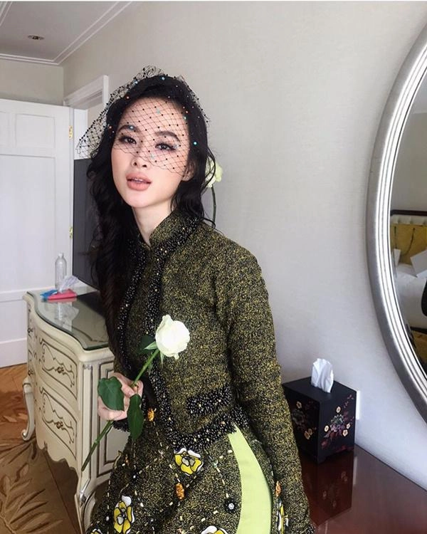 Cách mặc áo dài không bị sến như nhã phương angela phương trinh