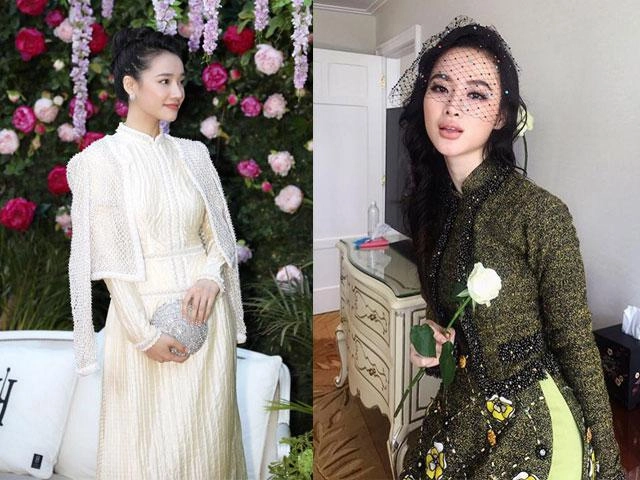 Cách mặc áo dài không bị sến như nhã phương angela phương trinh