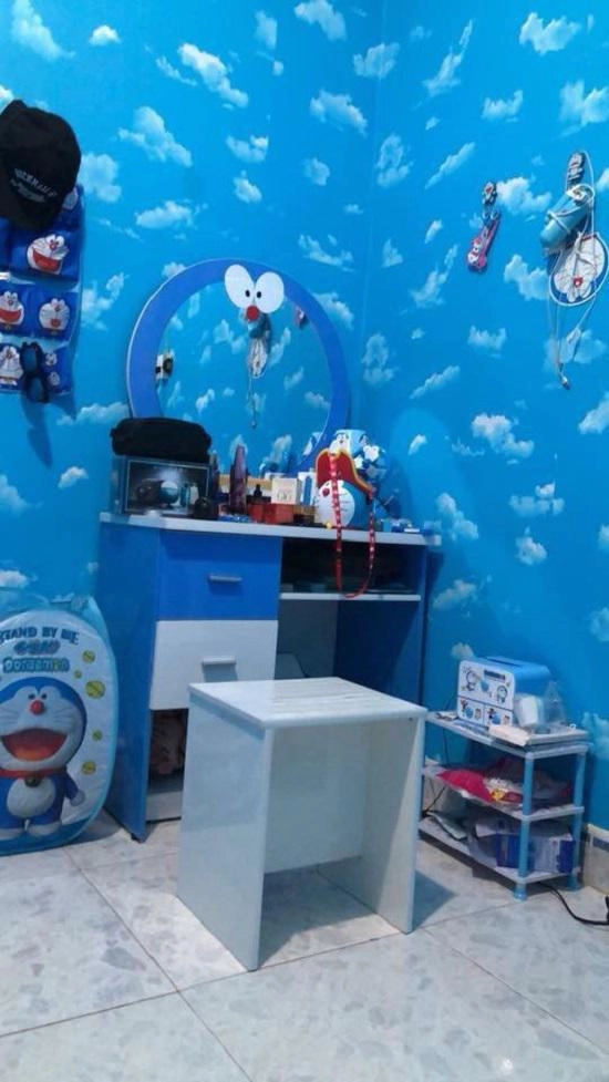 Dân mạng rần rần khoe ảnh phòng hình doraemon