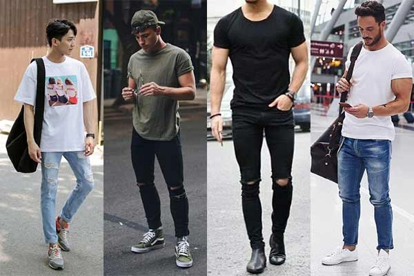 10 cách mix đồ với quần jean nam cực đẹp 