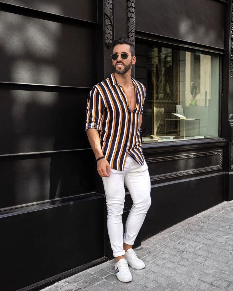 5 cách phối quần jeans trắng giúp chàng định hình style trẻ trung thanh lịch
