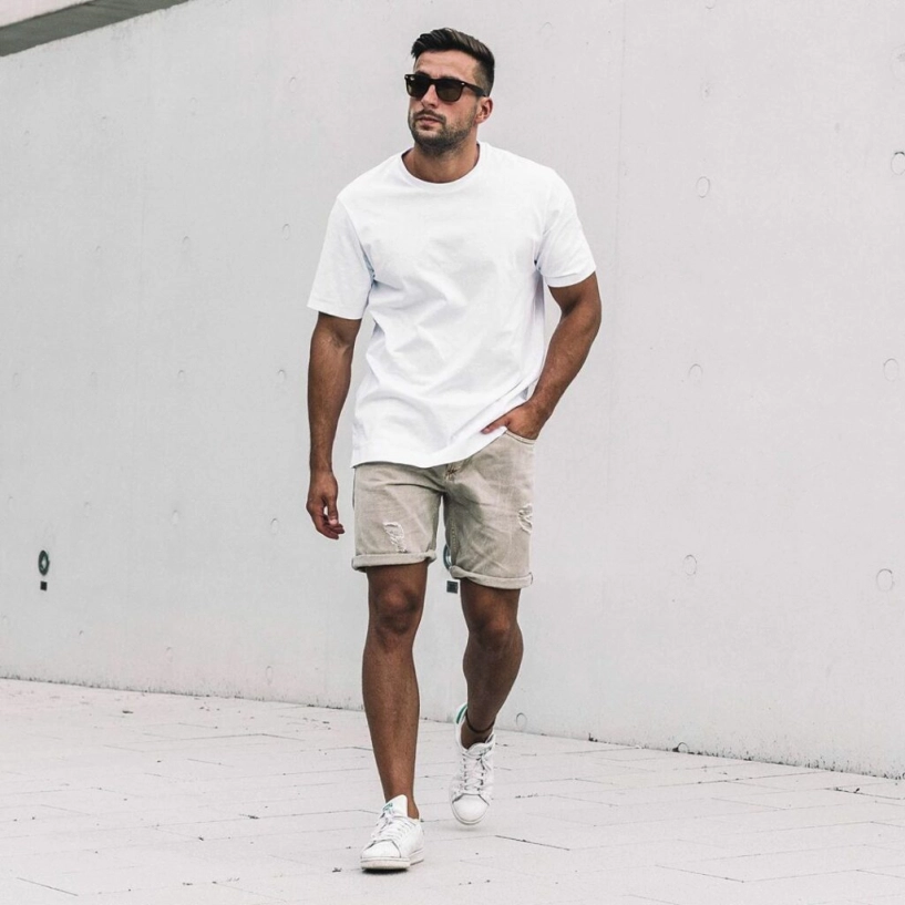 8 cách phối đồ với áo thun trắng cực đơn giản giúp chàng định hình style nam tính