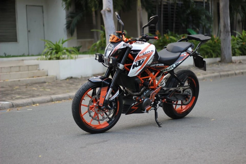 Ktm 390 duke abs độ pô akrapovic titanium