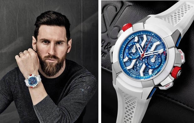 Hình ảnh chiếc đồng hồ bằng cả gia tài của messi