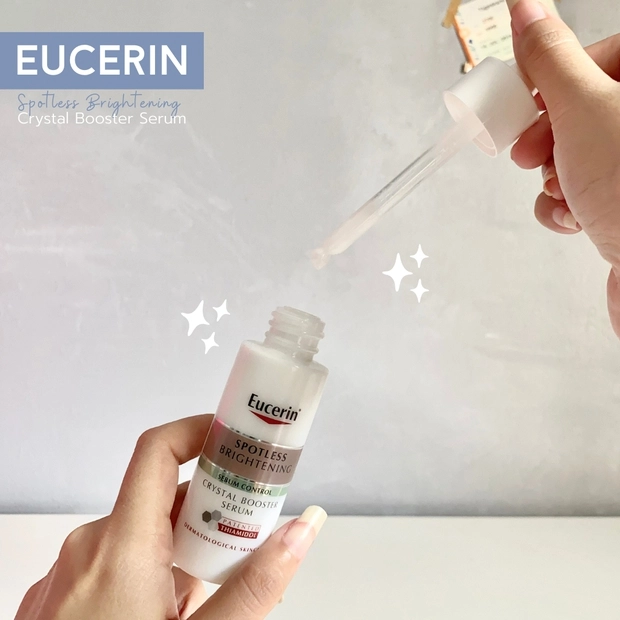 Review eucerin crystal booster serum chuyên trị thâm nám