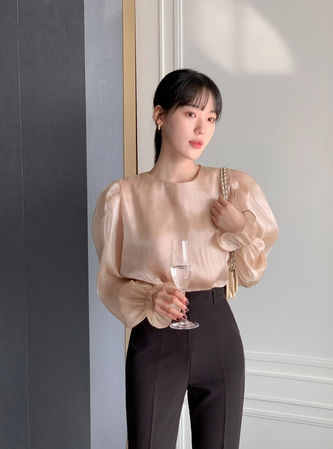 Tips giúp nàng diện áo blouse khoe sắc 83