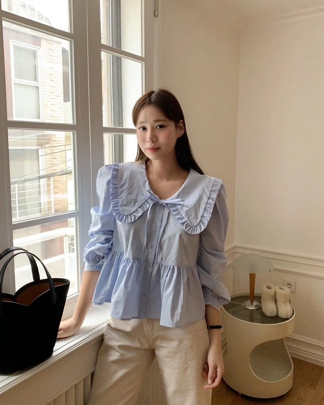 Tips giúp nàng diện áo blouse khoe sắc 83