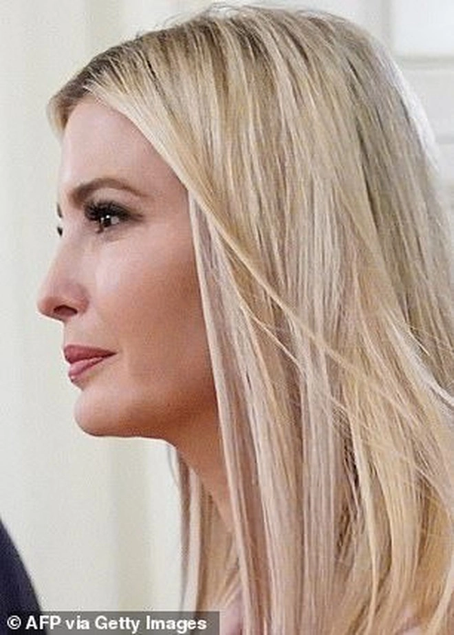 Những điểm thay đổi trên khuôn mặt của ivanka trump