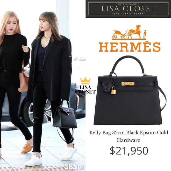 Chiếc đồng hồ hermès hồng đen của phú bà lisa