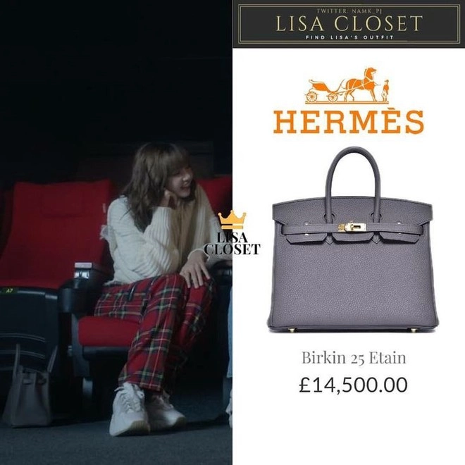 Chiếc đồng hồ hermès hồng đen của phú bà lisa