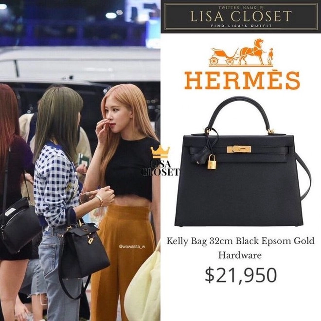 Chiếc đồng hồ hermès hồng đen của phú bà lisa