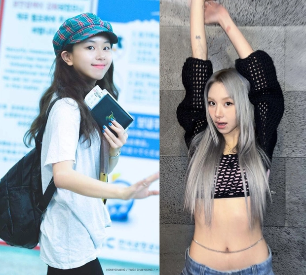 Màn biến hoá nhan sắc của chaeyoung twice