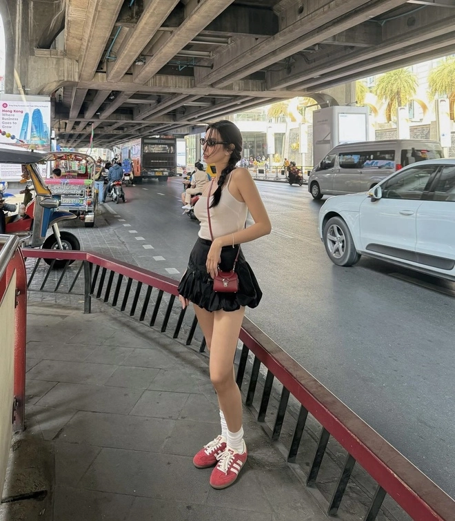 Style vi vu thái lan của hoa hậu thùy tiên