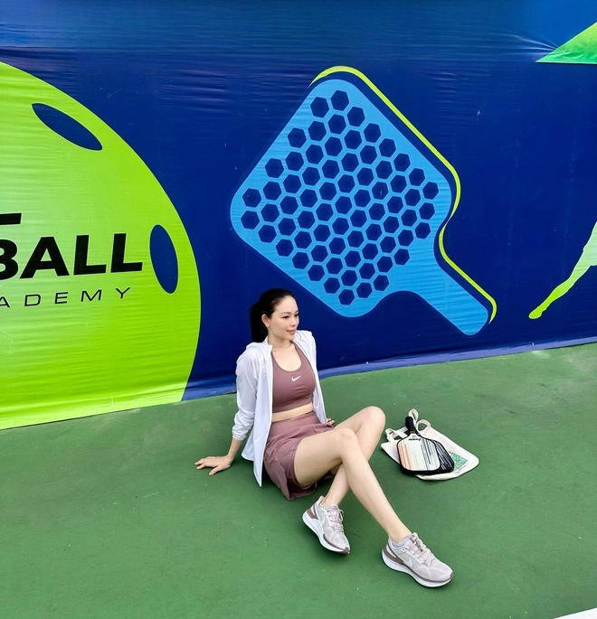 Linh rin tiết lộ lý do chơi môn thể thao thời thượng pickleball