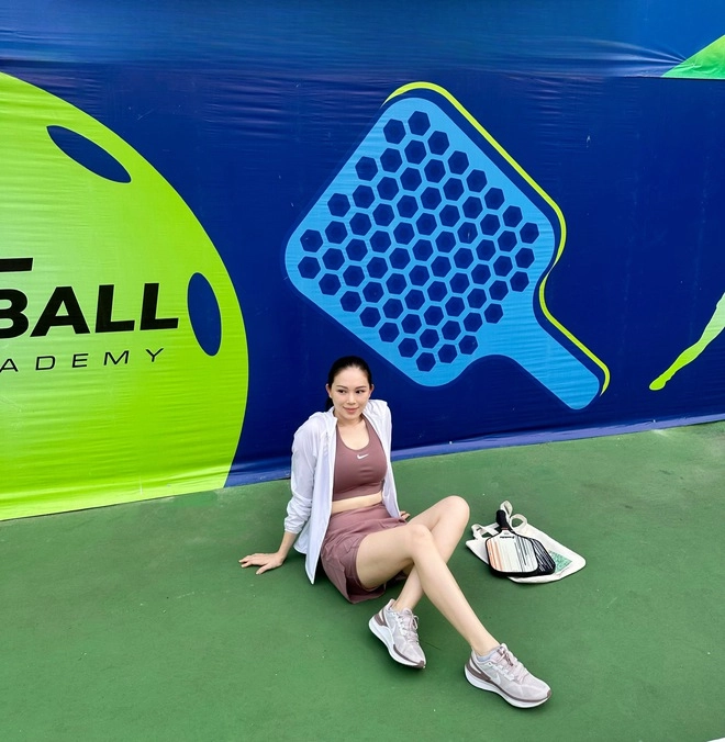 Linh rin tiết lộ lý do chơi môn thể thao thời thượng pickleball