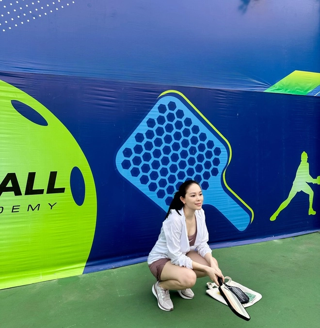 Linh rin tiết lộ lý do chơi môn thể thao thời thượng pickleball