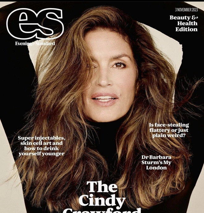 Sắc vóc u60 không kém cạnh thế hệ trẻ của cindy crawford 