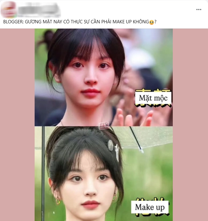 Công chúa đẹp nhất Trung Quốc hiện tại gây khó hiểu khi so ảnh mặt mộc với mặt makeup- Ảnh 4. Điền hi vi chứng minh đẳng cấp nhan sắc