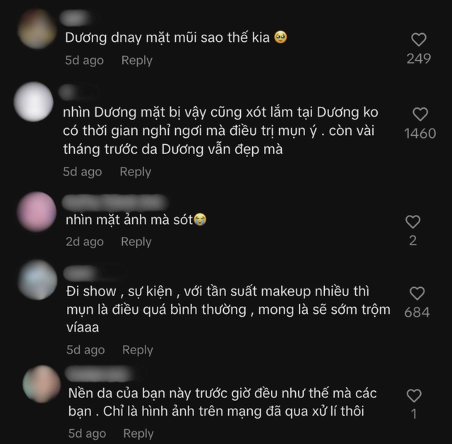 Mặt mộc gây sốc của nam thần Anh Trai Say Hi, fan xót xa- Ảnh 6. Tình trạng da mặt của dương domic khiến các fan lo lắng