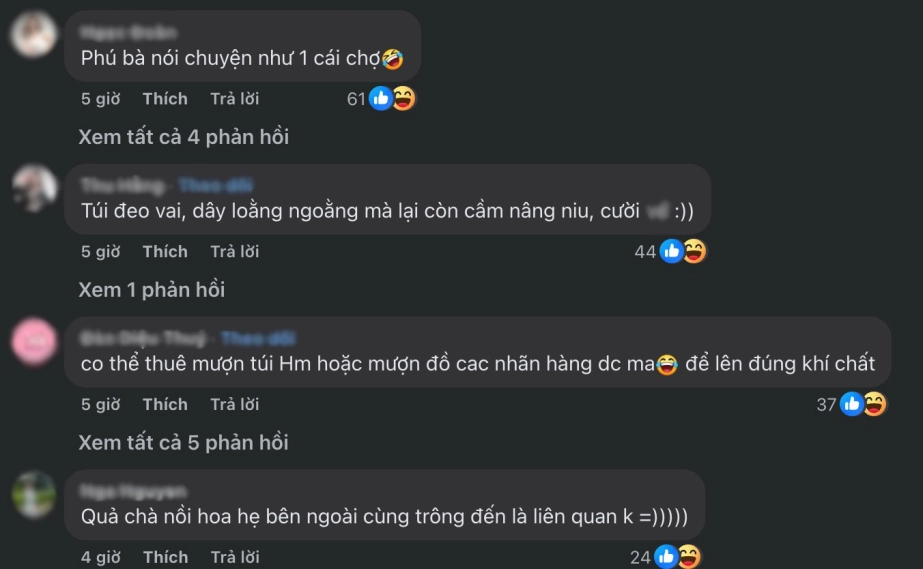 Hội phú bà của phương oanh bị chê kém sang