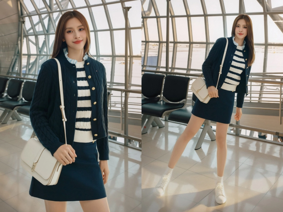 Loạt outfit ấn tượng của Hoa hậu Tiểu Vy trong chuyến đi Thái Lan cùng Tommy Hilfiger- Ảnh 1. Loạt outfit ấn tượng của hoa hậu tiểu vy